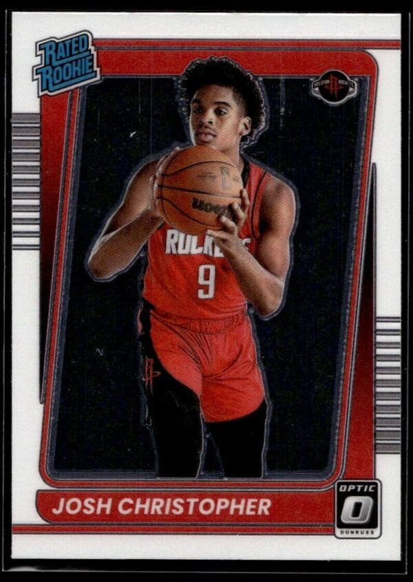 _10 2021 Donruss Optic Houston Rockets #200 Josh Christopher RC Rookie