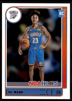 2021 NBA Hoops Oklahoma City Thunder #237 Tre Mann RC Rookie