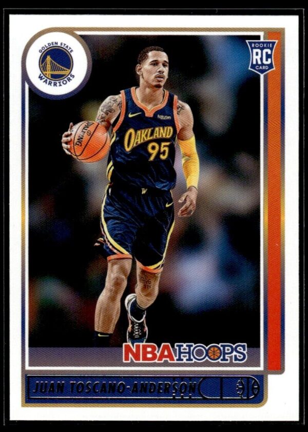 2021 NBA Hoops Golden State Warriors #248 Juan Toscano-Anderson RC Rookie