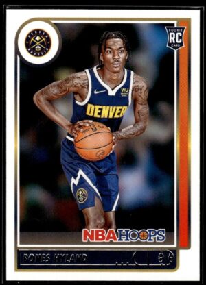2021 NBA Hoops Denver Nuggets #224 Bones Hyland RC Rookie