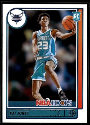2021 NBA Hoops Charlotte Hornets #RS-KJN Kai Jones RC Rookie