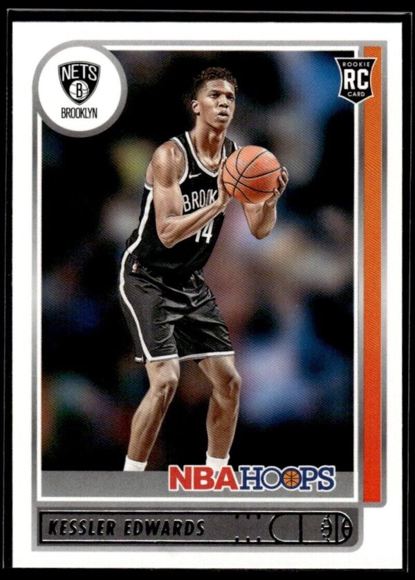 _10 2021 NBA Hoops Brooklyn Nets #246 Kessler Edwards RC Rookie