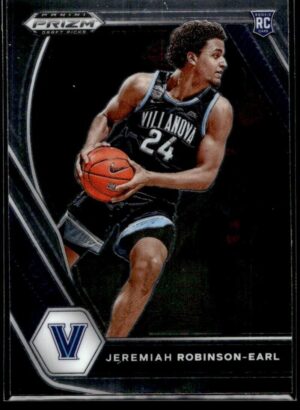 2021 Panini Prizm Draft Picks Villanova Wildcats #43 Jeremiah Robinson-Earl RC R