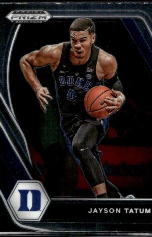 2021 Panini Prizm Draft Picks Duke Blue Devils #61 Jayson Tatum