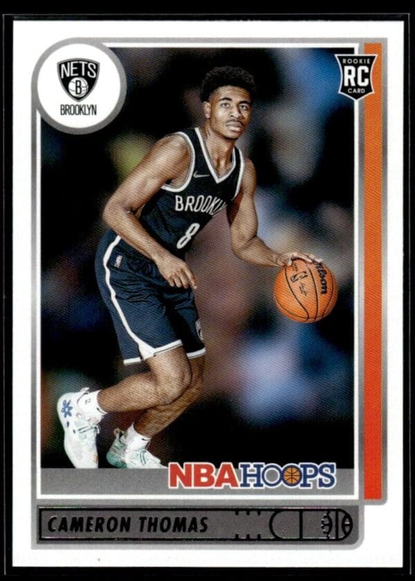 2021 NBA Hoops Brooklyn Nets #231 Cameron Thomas RC Rookie