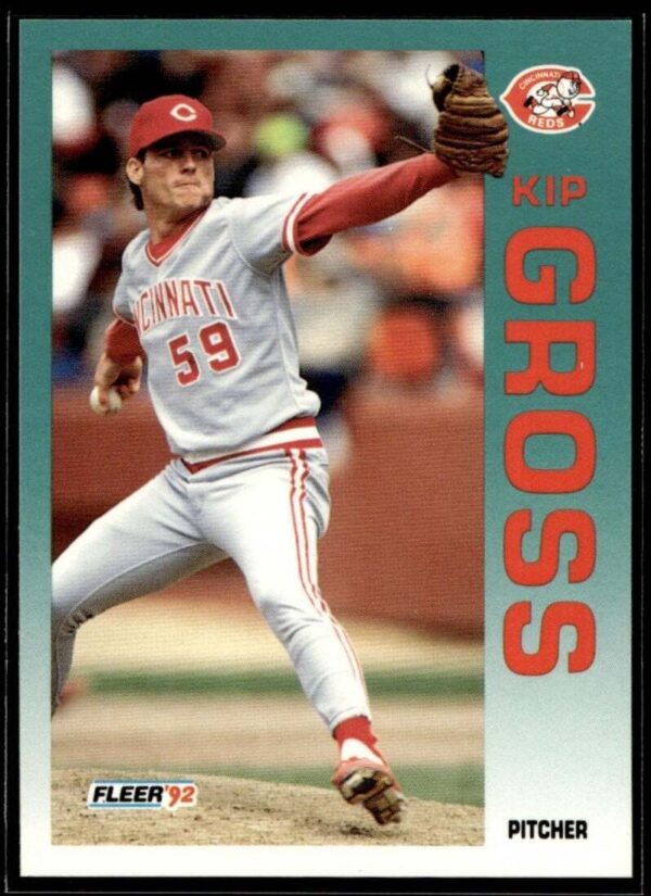 _10 1992 Fleer Cincinnati Reds #407 Kip Gross