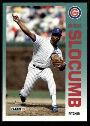 _10 1992 Fleer Chicago Cubs #390 Heathcliff Slocumb