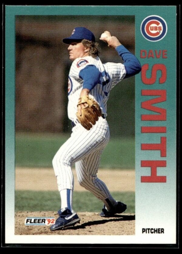 1992 Fleer Chicago Cubs #391 Dave Smith