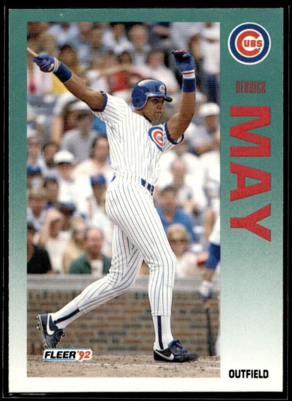 1992 Fleer Chicago Cubs #387 Derrick May
