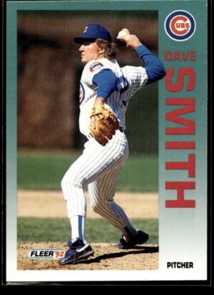 _10 1992 Fleer Chicago Cubs #391 Dave Smith
