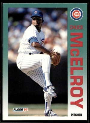 _10 1992 Fleer Chicago Cubs #388 Chuck McElroy