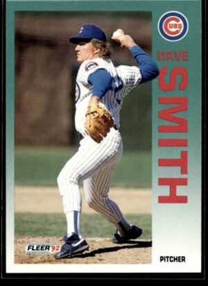 _10 1992 Fleer Chicago Cubs #391 Dave Smith
