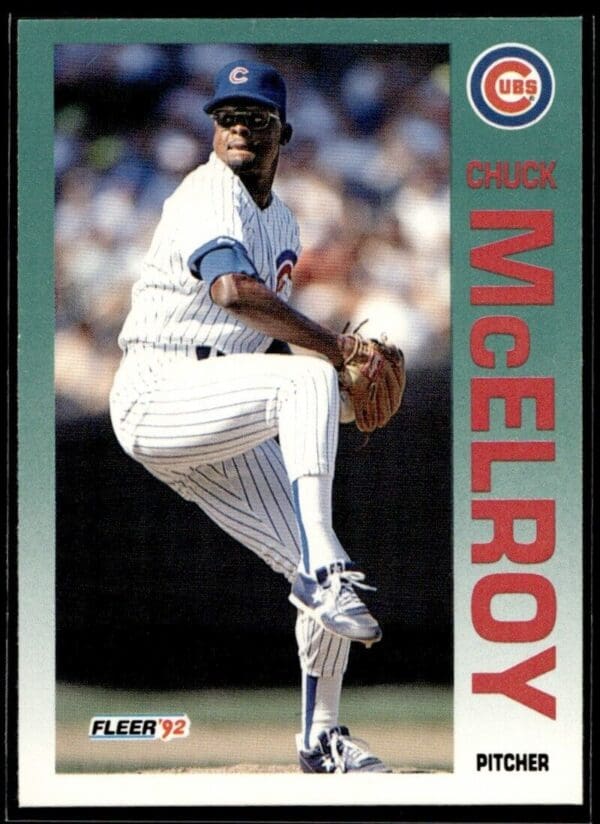 1992 Fleer Chicago Cubs #388 Chuck McElroy