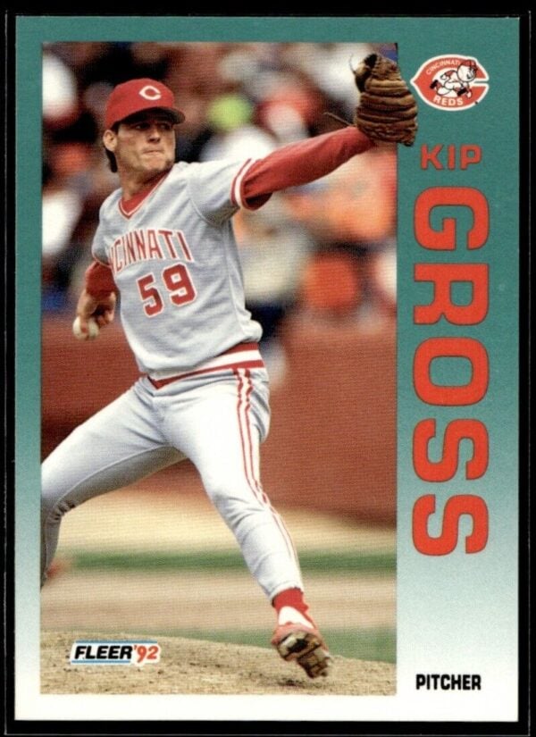 _10 1992 Fleer Cincinnati Reds #407 Kip Gross