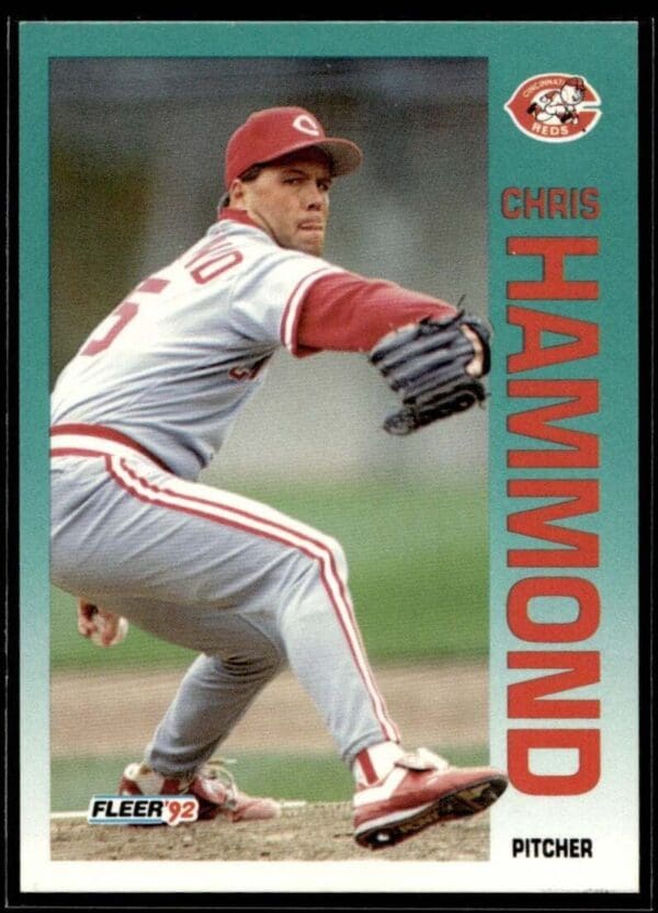 _10 1992 Fleer Cincinnati Reds #408 Chris Hammond