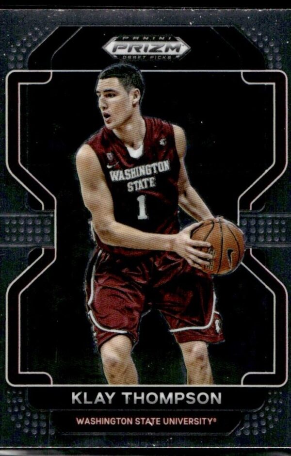 2022 Panini Prizm Draft Picks Washington State University #33 Klay Thompson