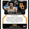 2022 Panini Prizm Draft Picks Baylor University #80 Kendall Brown RC Rookie