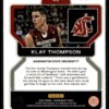 2022 Panini Prizm Draft Picks Washington State University #33 Klay Thompson Gree