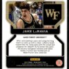 2022 Panini Prizm Draft Picks Wake Forest University #87 Jake LaRavia RC Rookie