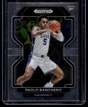 2022 Panini Prizm Draft Picks Duke University #52 Paolo Banchero RC Rookie