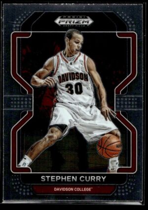 _10 2022 Panini Prizm Draft Picks Davidson College #45 Stephen Curry