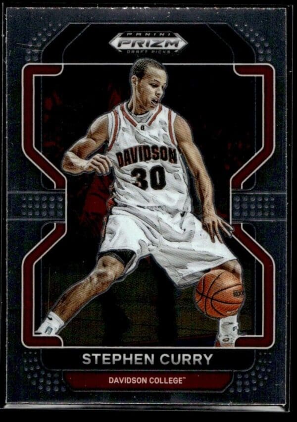 2022 Panini Prizm Draft Picks Davidson College #45 Stephen Curry