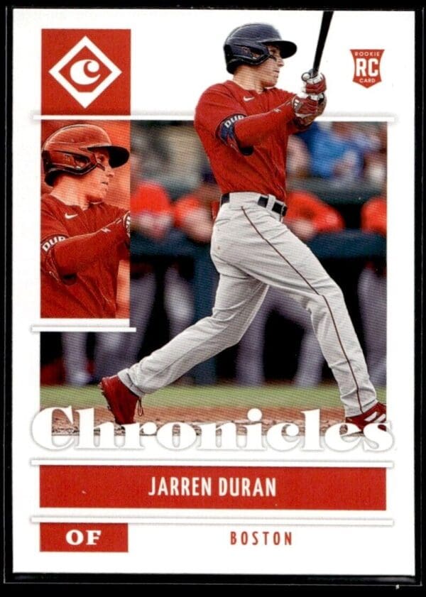 _10 2022 Panini Chronicles Boston Red Sox #6 Jarren Duran RC Rookie