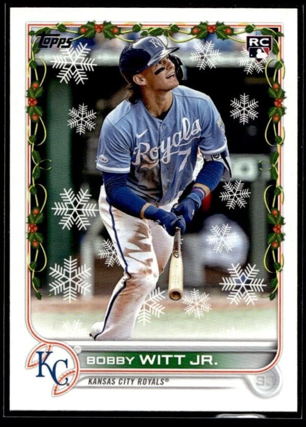 2022 Topps Holiday Kansas City Royals #HW150 Bobby Witt Jr. RC Rookie