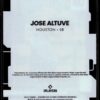 2022 Panini Chronicles Clearly Donruss Houston Astros #42 Jose Altuve