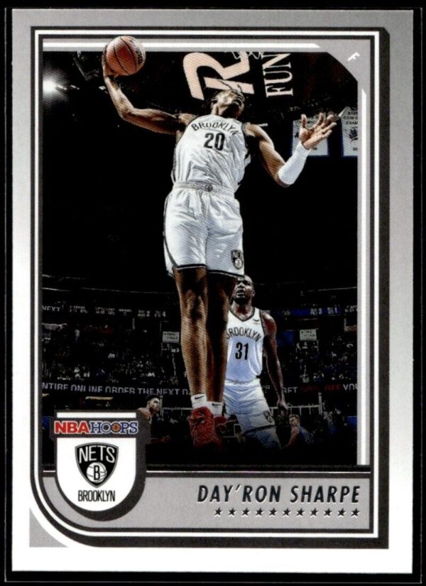 2022 Hoops Brooklyn Nets #17 Day'Ron Sharpe