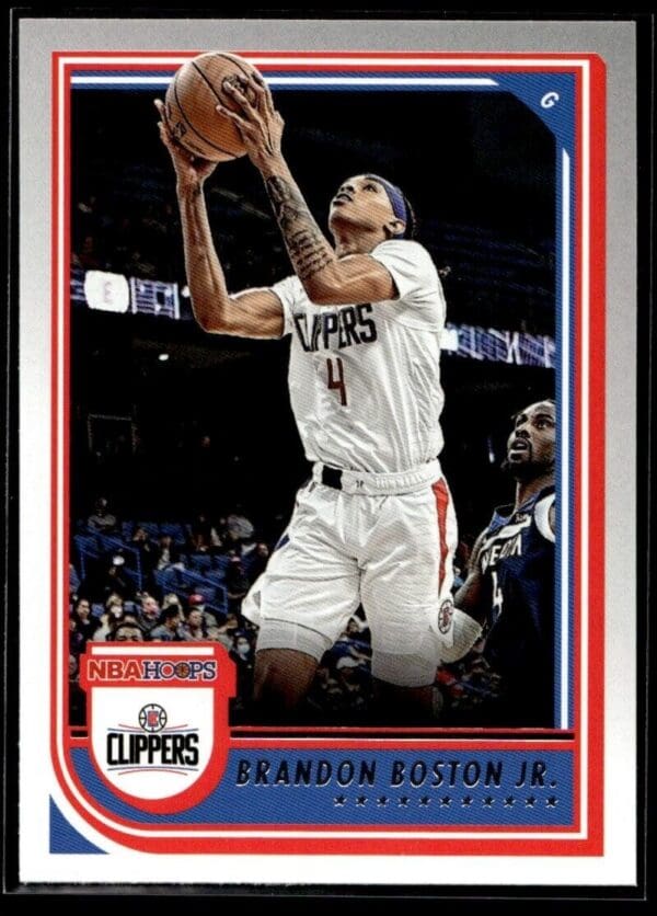 2022 Hoops Los Angeles Clippers #185 Brandon Boston Jr.