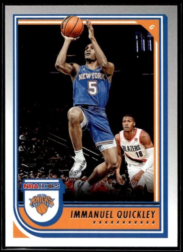 _10 2022 Hoops New York Knicks #28 Immanuel Quickley