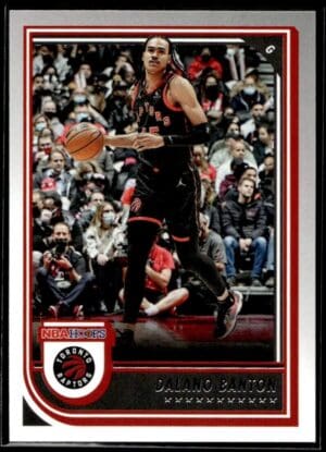 2022 Hoops Toronto Raptors #43 Dalano Banton