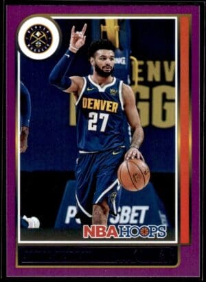 2021 Hoops Denver Nuggets #1 Jamal Murray Purple