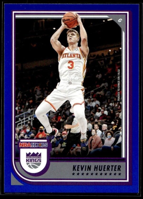 _10 2022 NBA Hoops Sacramento Kings #83 Kevin Huerter Blue