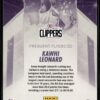 2022 Hoops Frequent Flyers Los Angeles Clippers #12 Kawhi Leonard