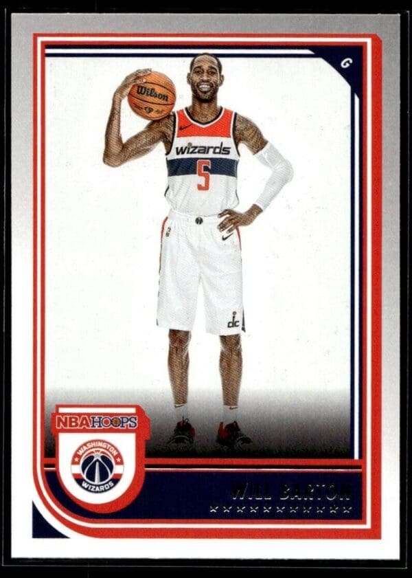 2022 NBA Hoops Washington Wizards #188 Will Barton