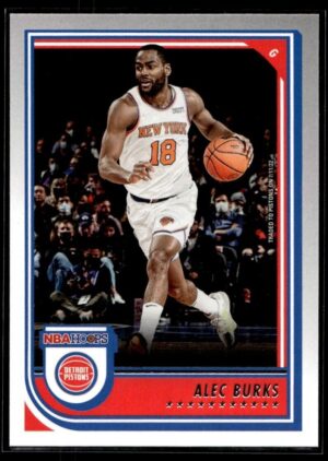 2022 NBA Hoops Detroit Pistons #26 Alec Burks