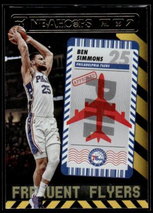 2021 Hoops Frequent Flyers Philadelphia 76ers #5 Ben Simmons