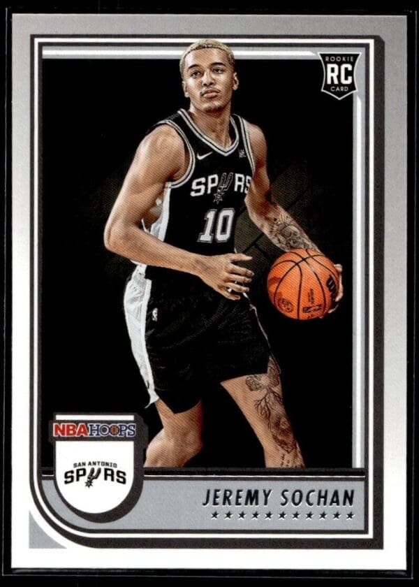 2022 NBA Hoops San Antonio Spurs #239 Jeremy Sochan RC Rookie