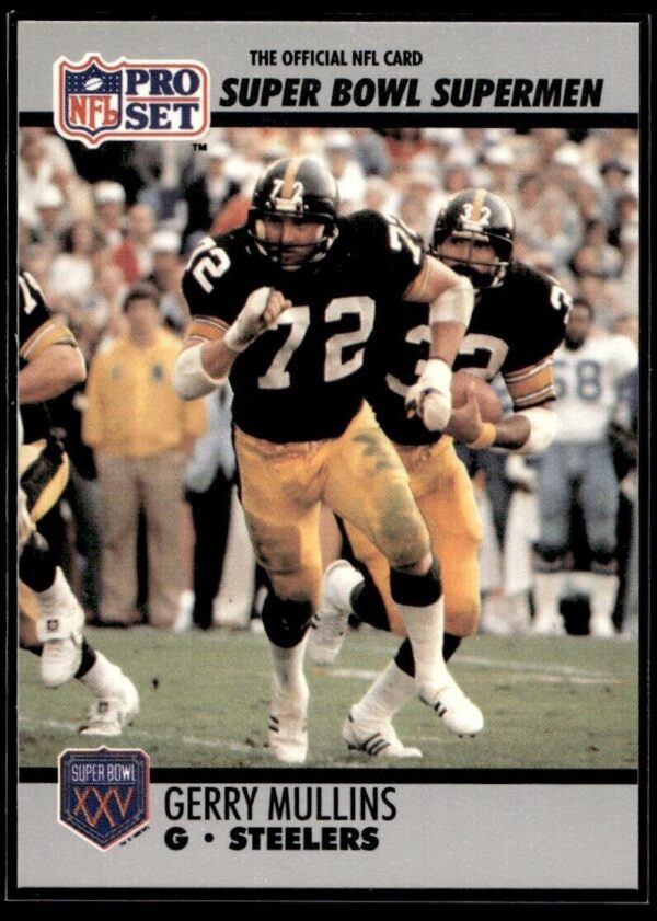 _10 1990 Pro Set Super Bowl 160 Pittsburgh Steelers #67 Gerry Mullins