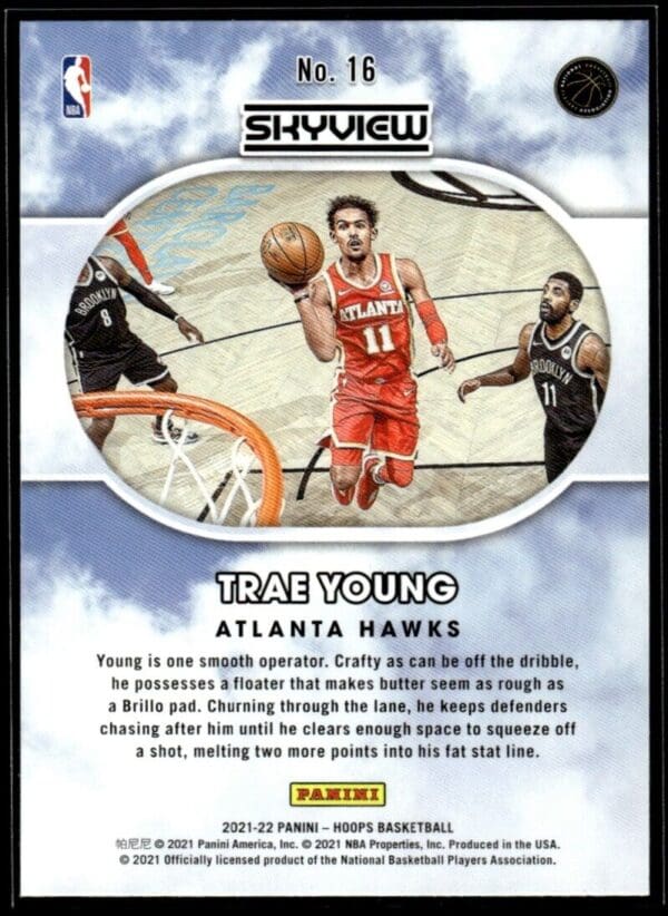 2021 Hoops Skyview Atlanta Hawks #16 Trae Young