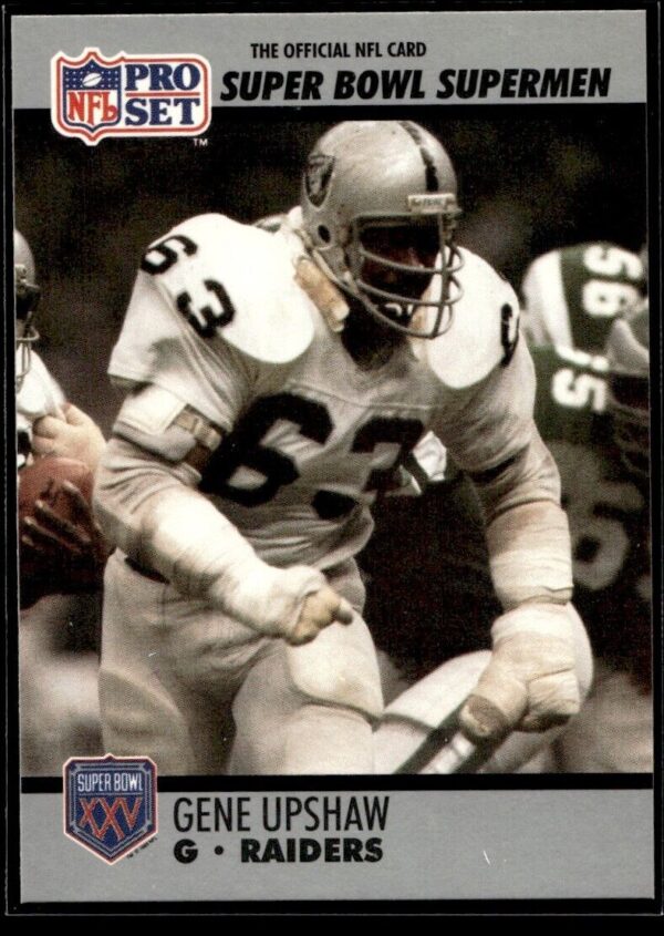 _10 1990 Pro Set Super Bowl 160 Oakland Raiders #69 Gene Upshaw