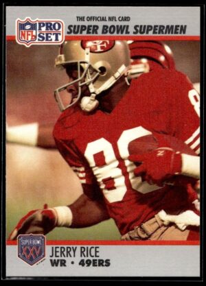 1990 Pro Set Super Bowl 160 San Francisco 49ers #48 Jerry Rice