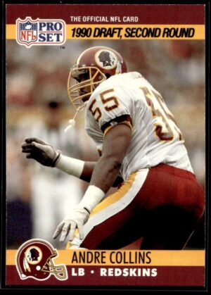 _10 1990 Pro Set Super Bowl 160 Washington Redskins #715 Andre Collins