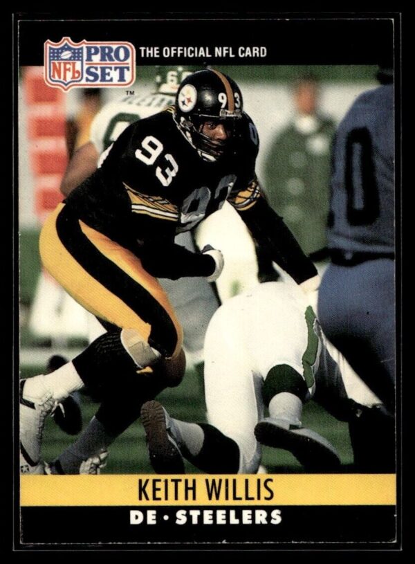 1990 Pro Set Super Bowl 160 Pittsburgh Steelers #273 Keith Willis