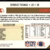 1991 Pro Set Kansas City Chiefs #19B Derrick Thomas