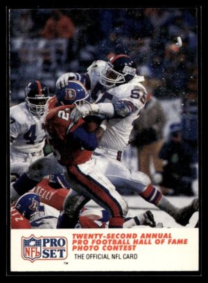 1990 Pro Set Super Bowl 160 New York Giants #791 Jerry Pinkus