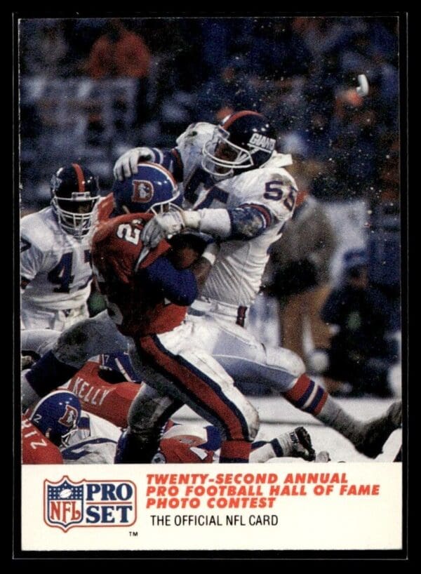 1990 Pro Set Super Bowl 160 New York Giants #791 Jerry Pinkus