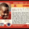 1990 Pro Set Super Bowl 160 Kansas City Chiefs #536 Derrick Thomas